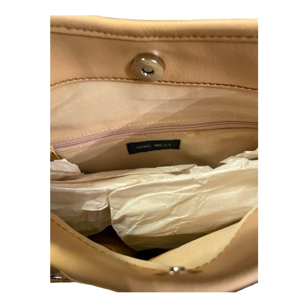 Nine West Y2K Slouchy Hobo Shoulder Bag | Sandy Beige | NWT - Picture 3 of 9